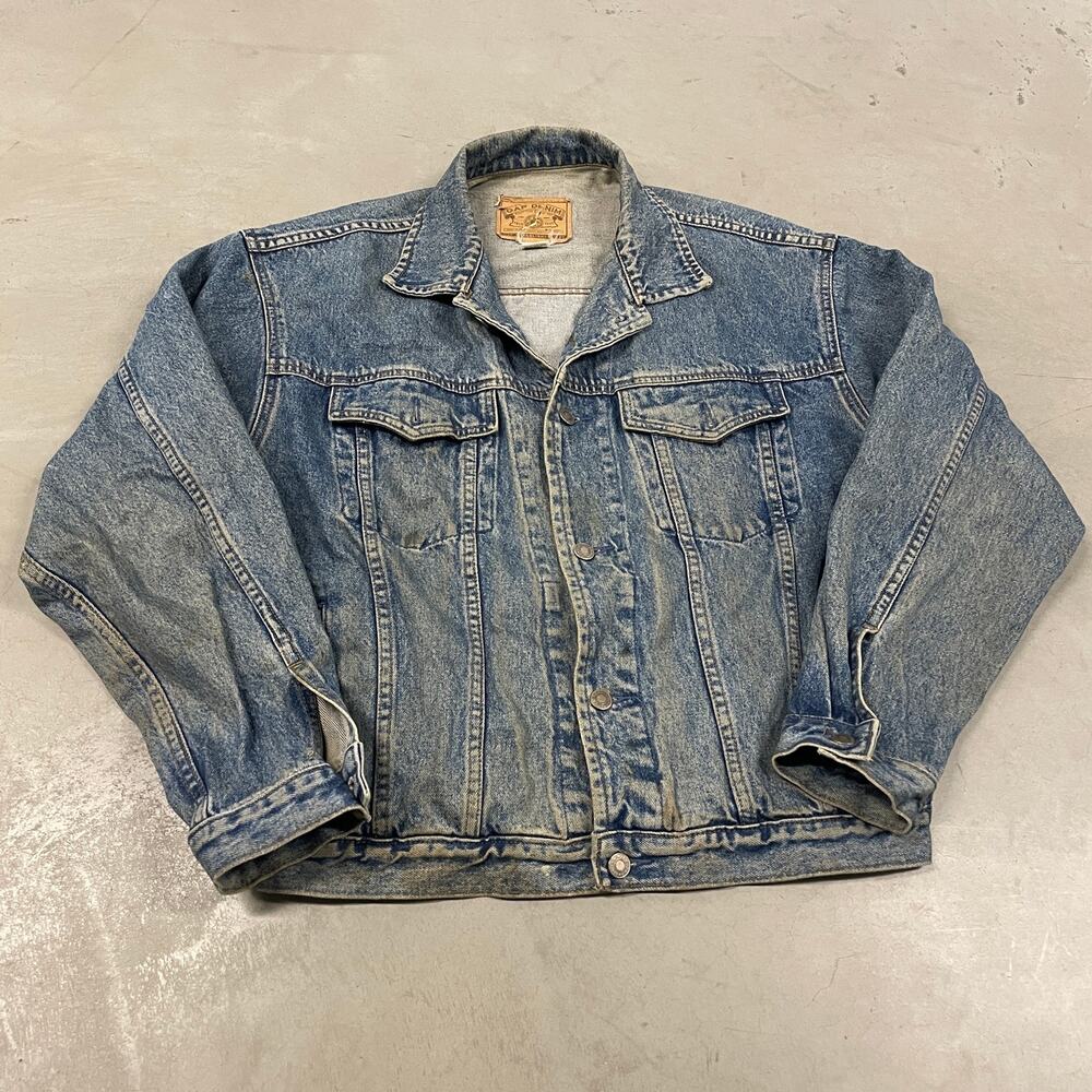 vintage 90s gap denim trucker jacket